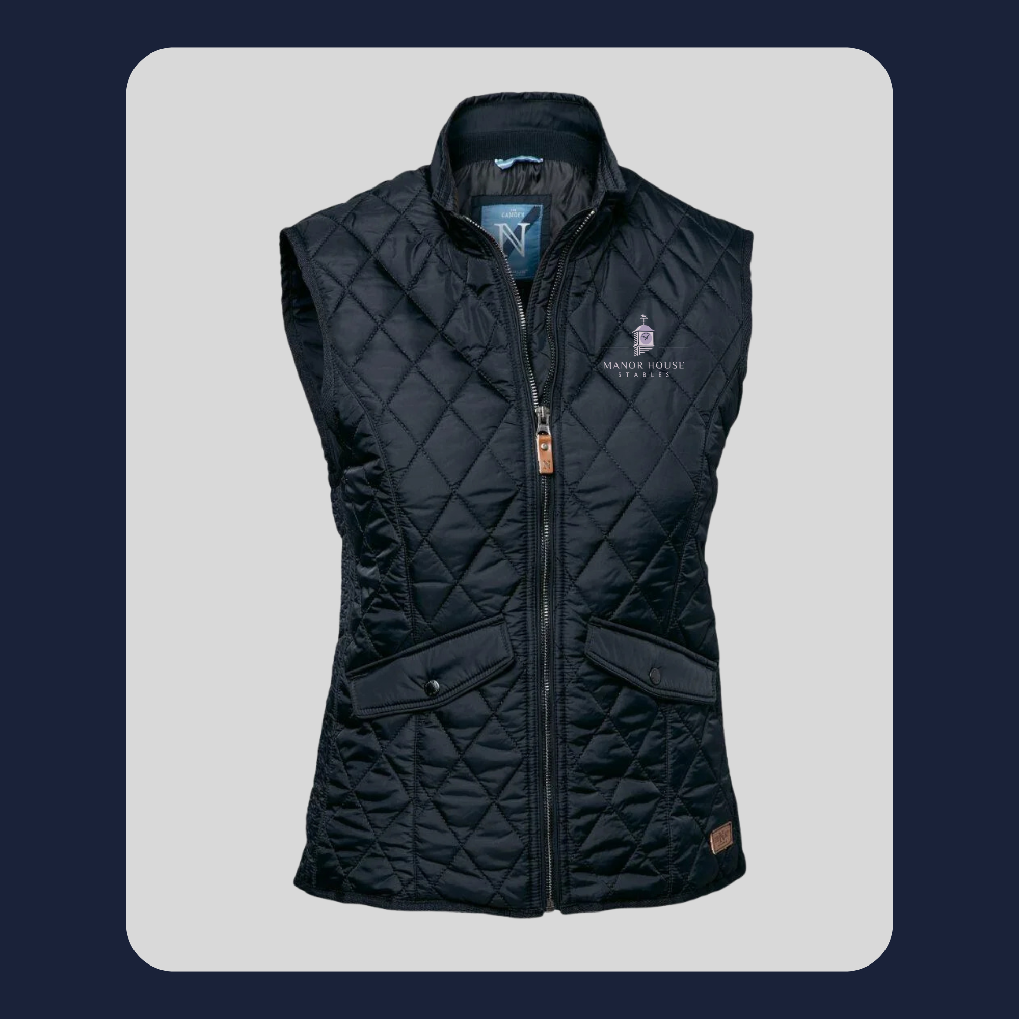 Manor House Stables Women's Diamond Quilted Gilet